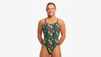 FUNKITA - Diamond Back - One-Piece - Women's Training Swimwear - Dot Matrix