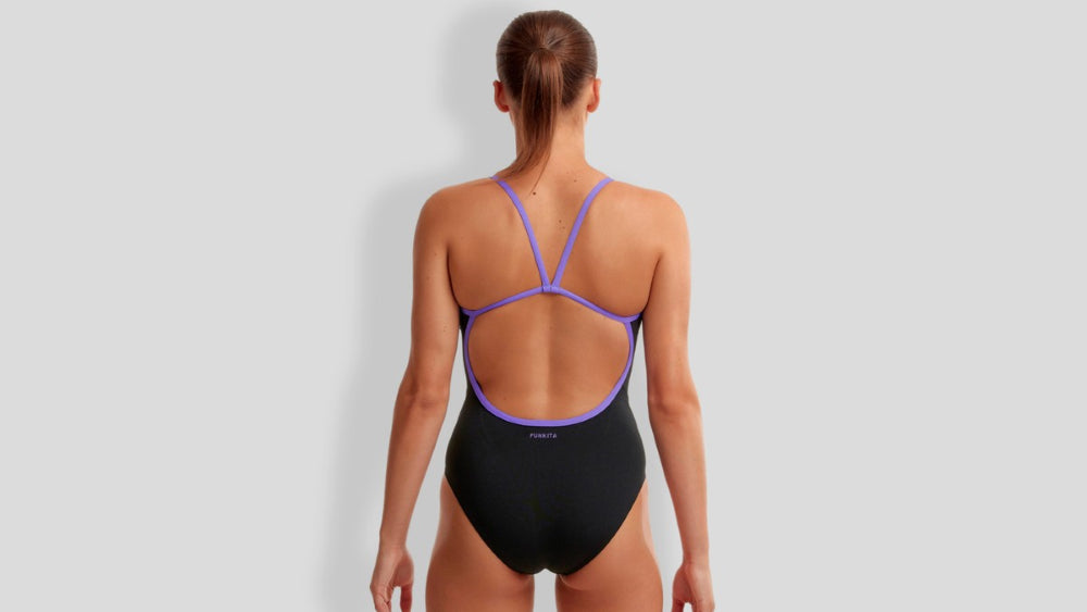 FUNKITA - Single Strap One-piece - Maillot d'entraînement pour femmes - Night Mare