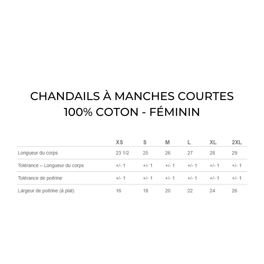 CNSH - Chandail à manches courtes en coton - Féminin - Marine