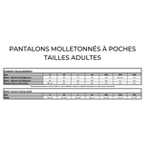 ETM - Pantalon molletonné à poches - Adulte - Noir