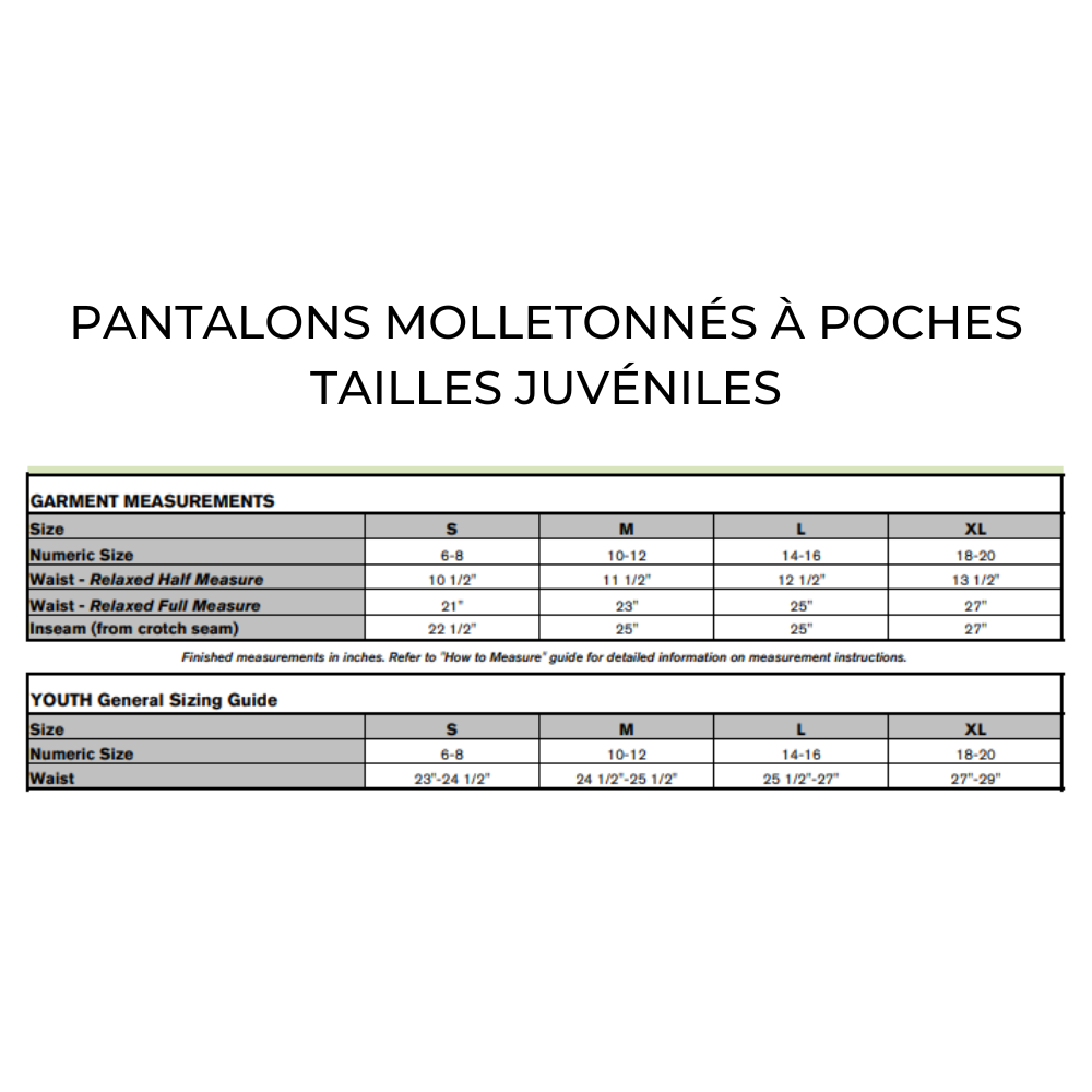 CNSH - Pantalon molletonné à poches - Juvénile - Gris