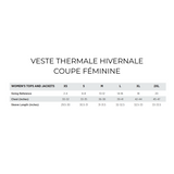 Judo Boucherville - Thermal Winter Jacket - Feminine - Marine