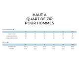 Plongeon Mustang - Haut performance à quart de zip - Homme - Blanc