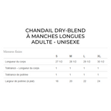 Long sleeve Dry -Blend sweater - Marine
