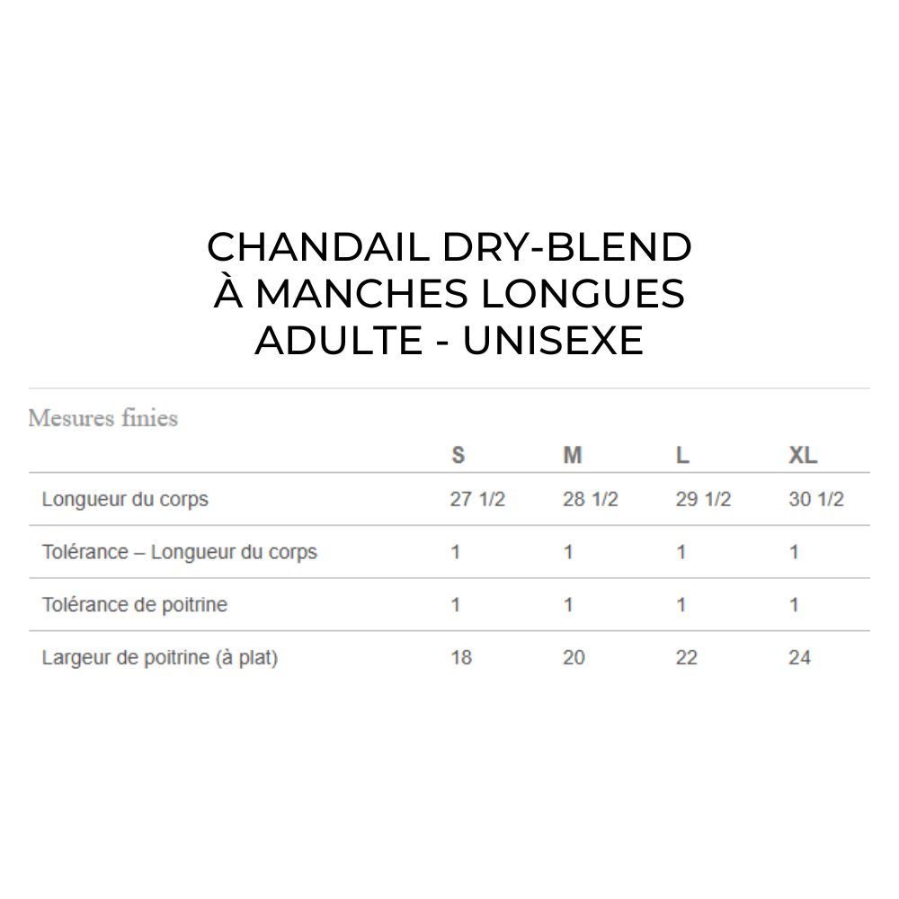 Long sleeve Dry -Blend sweater - Marine