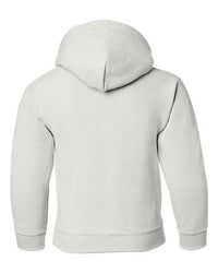 Chandail molleton à capuchon (Kangourou/Hoodie) - Juvénile - Blanc