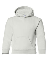 Chandail molleton à capuchon (Kangourou/Hoodie) - Juvénile - Blanc