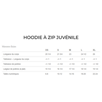 Veste molleton à capuchon avec zip - Juvénile - Gris