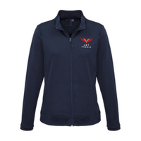 Jet - Entraineure - Veste sportive avec fermeture éclair - Coupe féminine - Marine