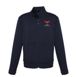 Jet - Entraineur - Veste sportive avec fermeture éclair - Coupe régulière - Marine