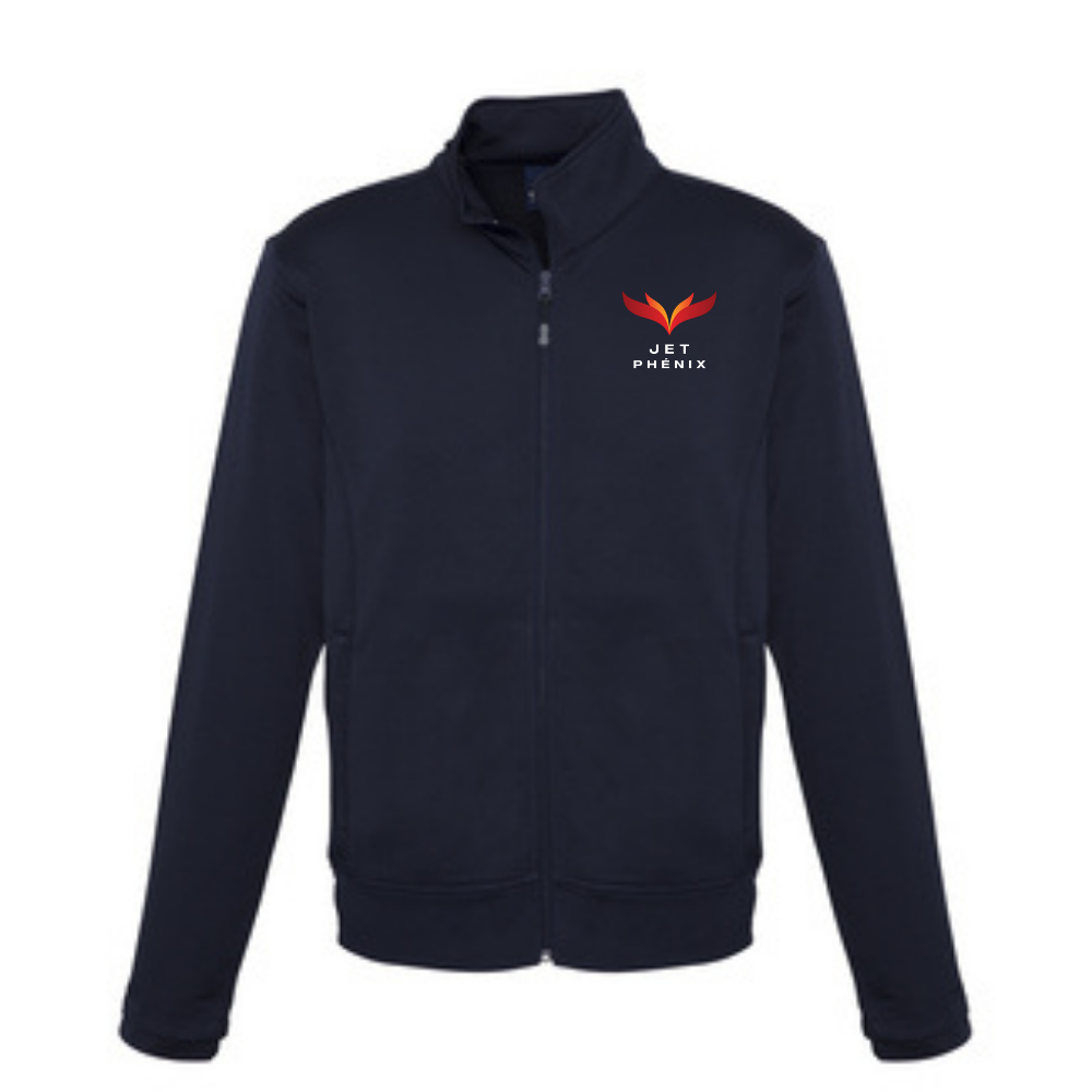 Jet - Entraineur - Veste sportive avec fermeture éclair - Coupe régulière - Marine