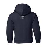 Jet Phénix - Chandail molleton à capuchon (Kangourou/Hoodie) - Juvénile - Marine