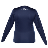 Jet Phénix - Chandail technique, à manches longues - Féminin - Marine