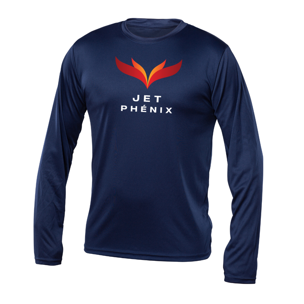 Jet Phénix - Chandail technique, à manches longues - Masculin - Marine