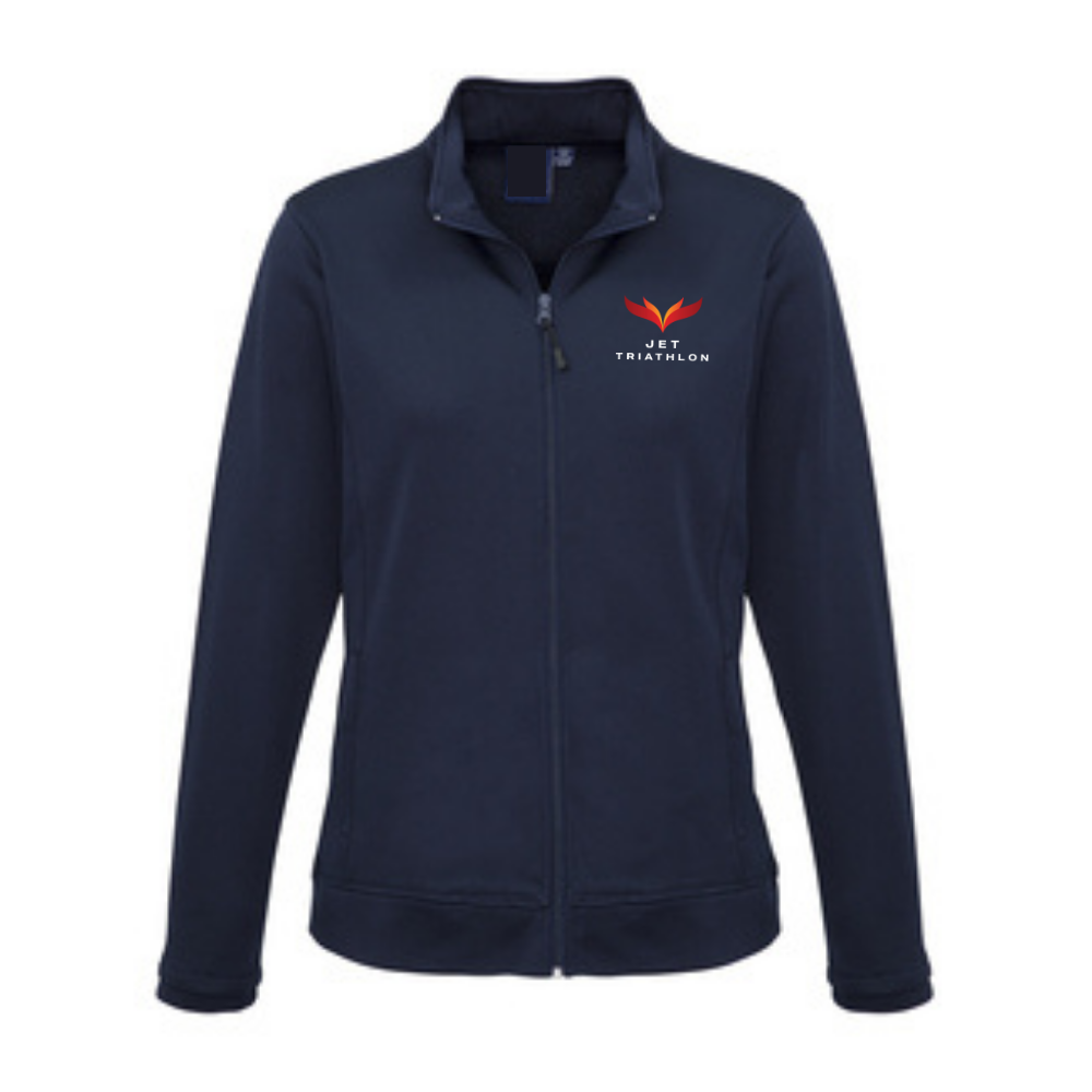 Jet - Veste sportive avec fermeture éclair - Coupe féminine - Marine