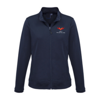 Jet - Veste sportive avec fermeture éclair - Coupe féminine - Marine