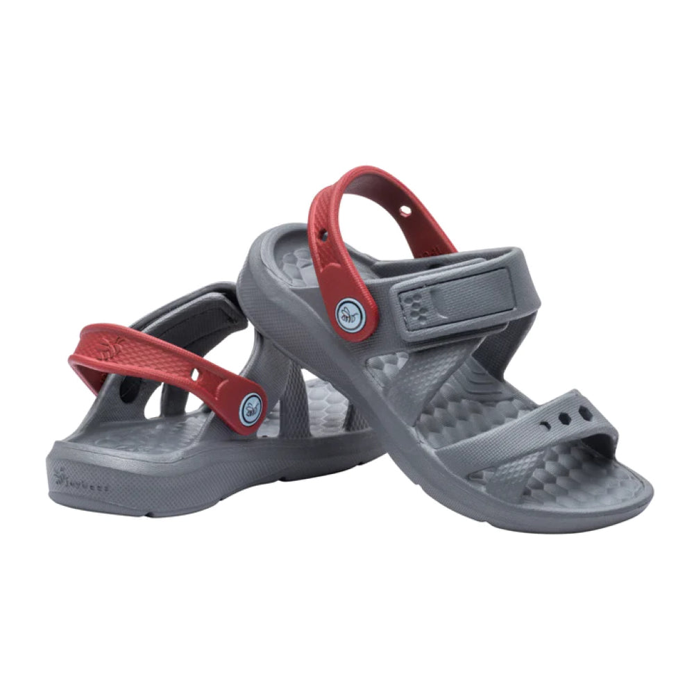 Joybees - Kids' Adventure - Sandales pour enfants - Charcoal / Rouge