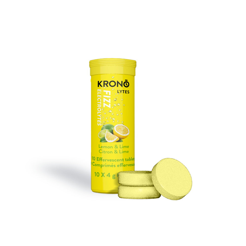 KRONO - FIZZ - Electrolytes - Effervescent Tablets - Lemon and Lime