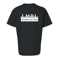 Short-sleeved cotton sweater - Juvenile - Black