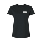 Short-sleeved cotton sweater - Feminine - Black
