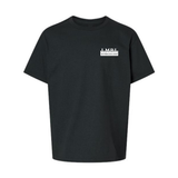 Short-sleeved cotton sweater - Juvenile - Black