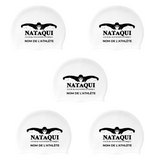 Nataqui - Custom Silicone Swim Caps - White