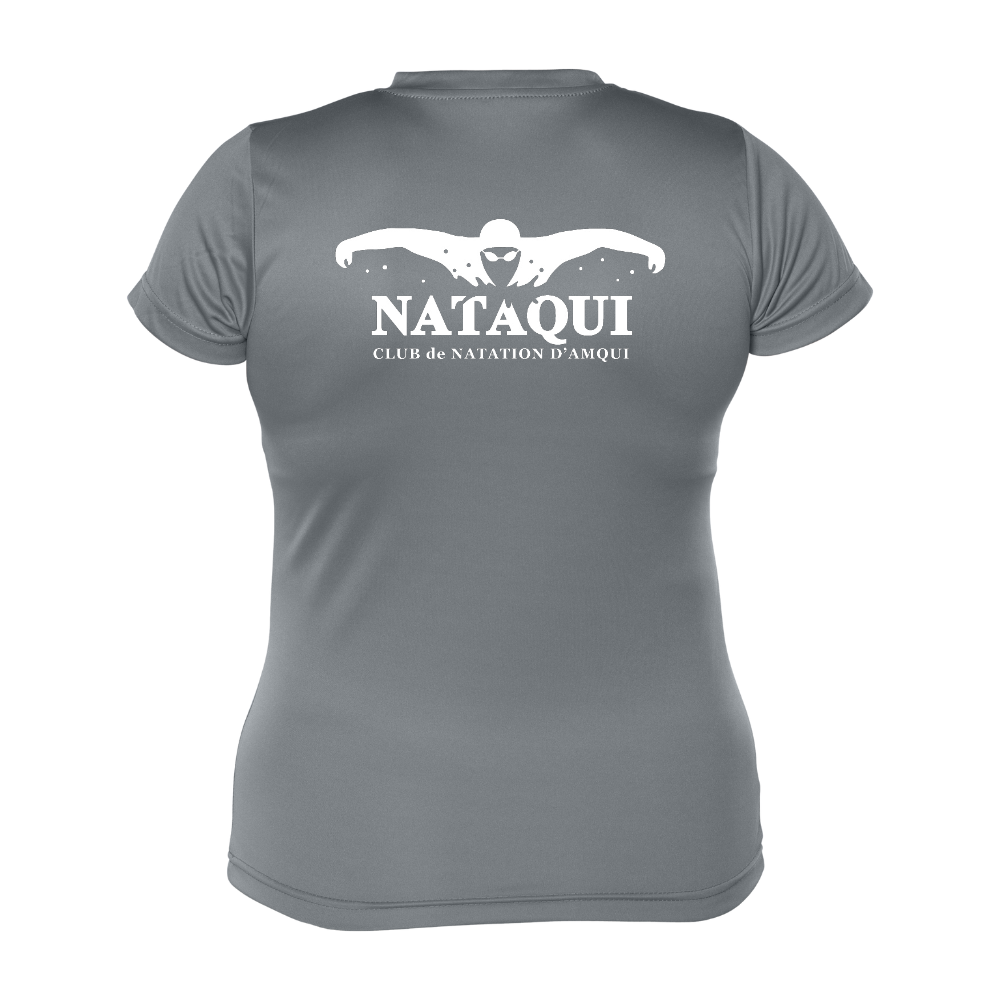 NATAQUI - Technical short-sleeved tee - Women’s - Dark grey