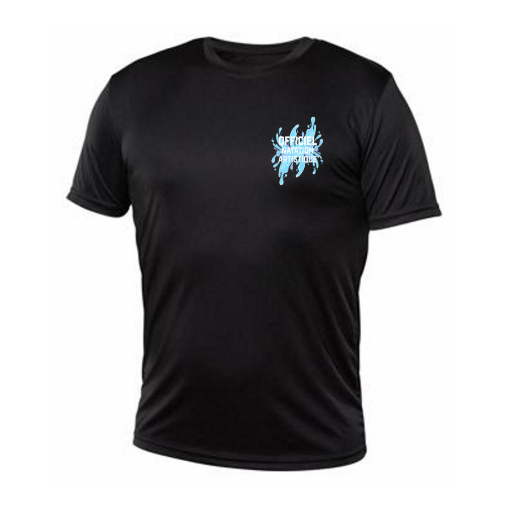 Short-sleeved technical sweater - Men - Black
