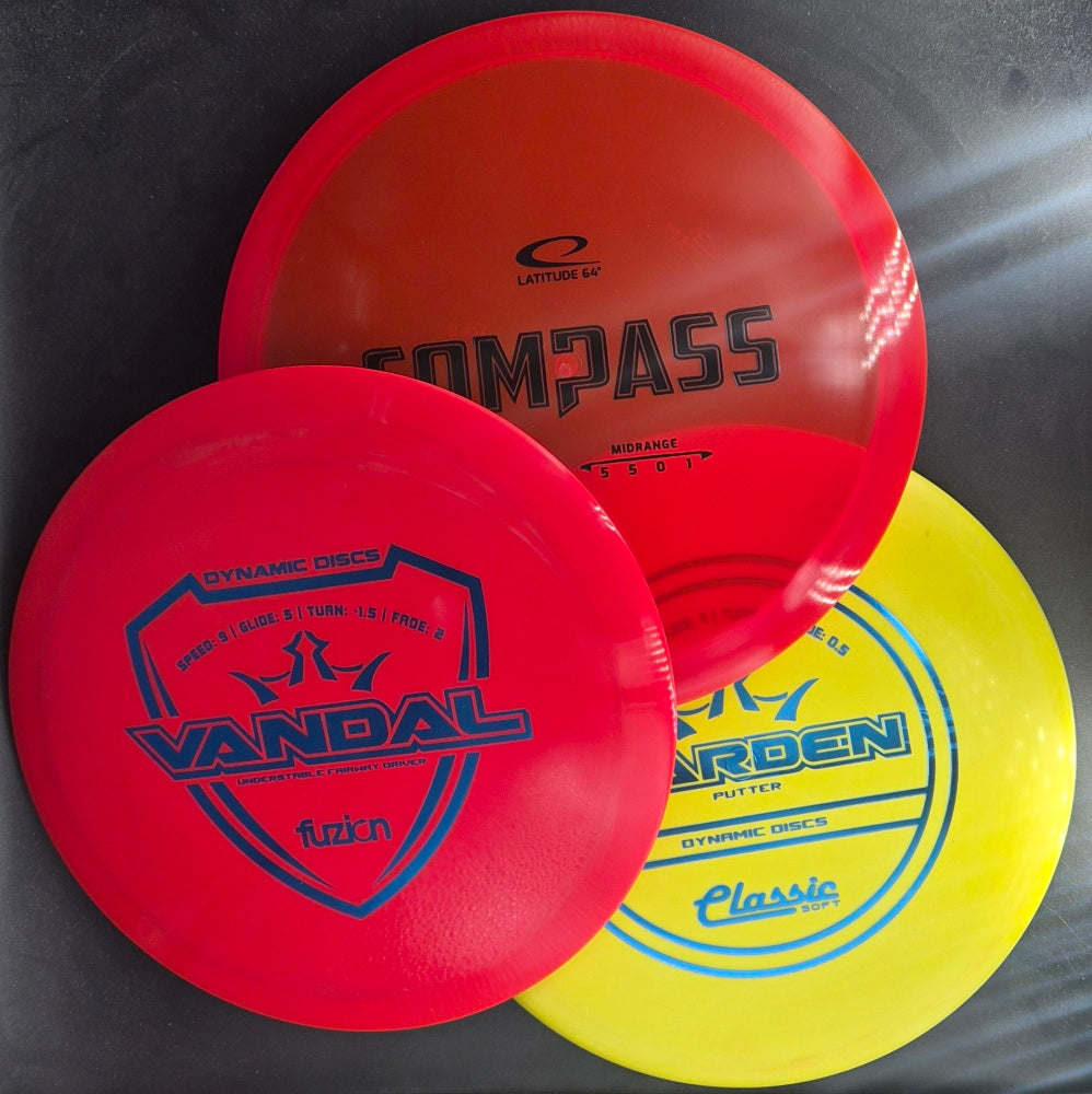 Ensemble de départ de Discgolf - PARFAIT 3
