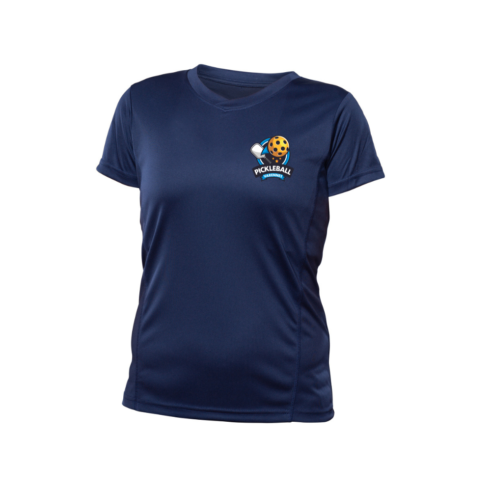 Pickleball Varennes - Short-sleeved technical sweater - Women's - Navy