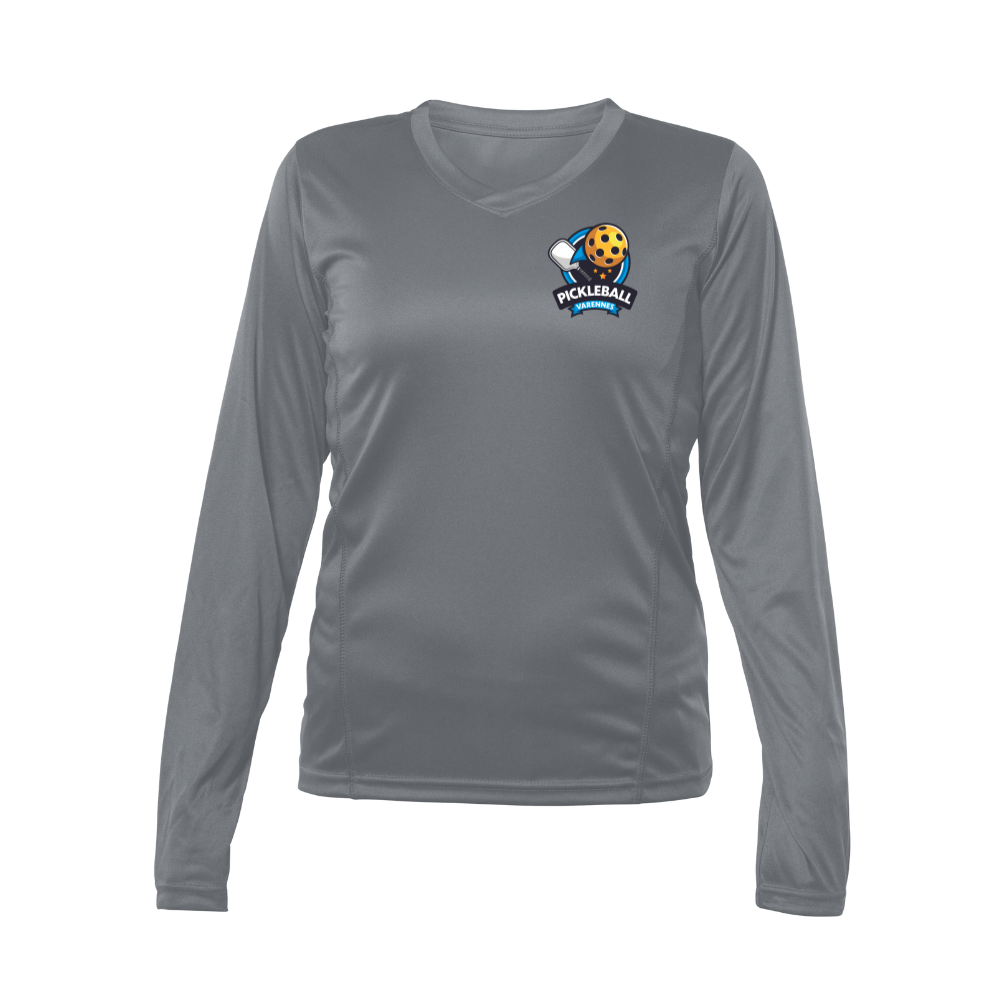 Pickleball Varennes - Technical Long Sleeve Sweater - Female - Dark Grey