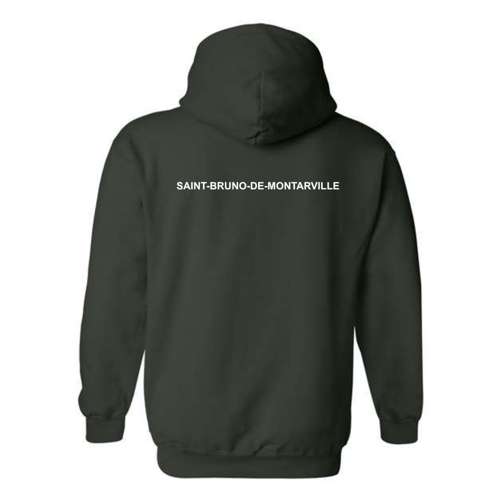 Fleece hooded sweater (Kangaroo/Hoodie) - Adult - Forest
