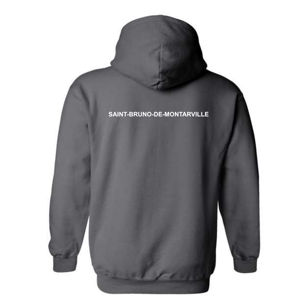 Fleece hooded sweater (Kangaroo/Hoodie) - Adult - Charcoal