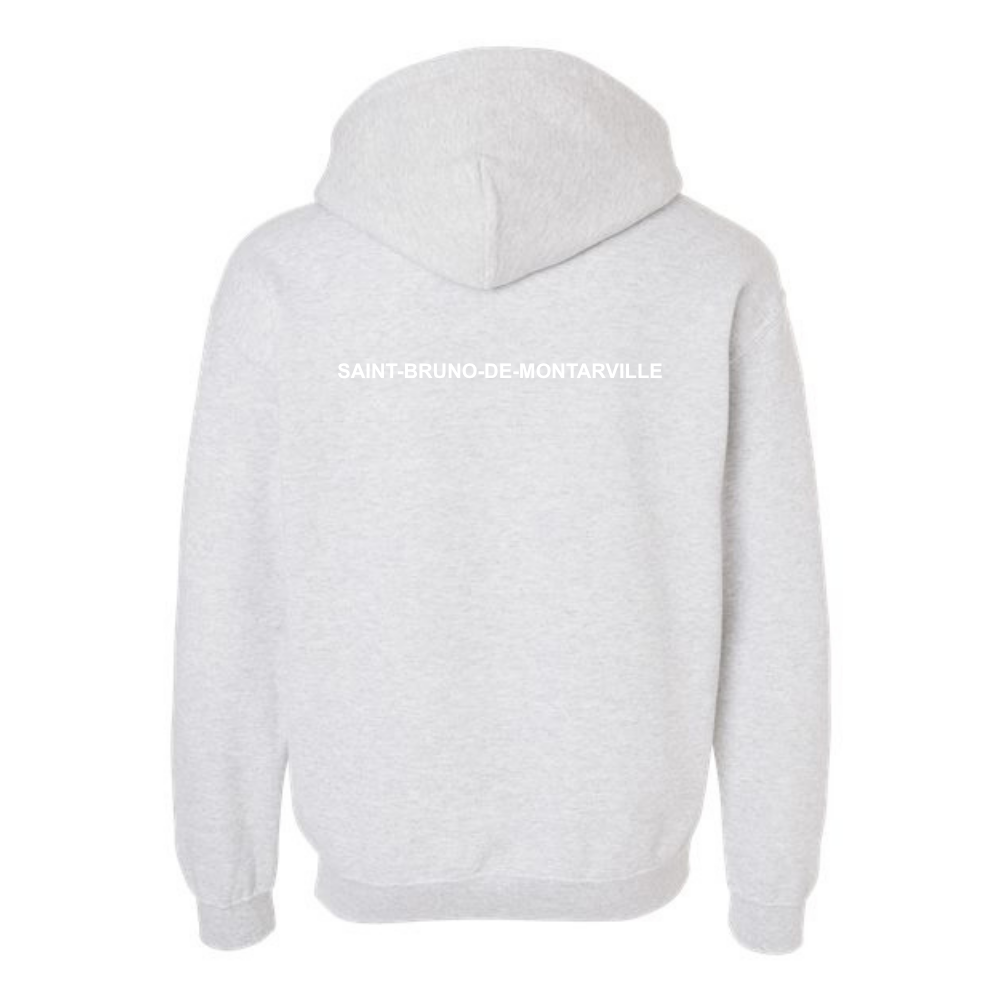 Fleece hooded sweater (Kangaroo/Hoodie) - Adult - Ash