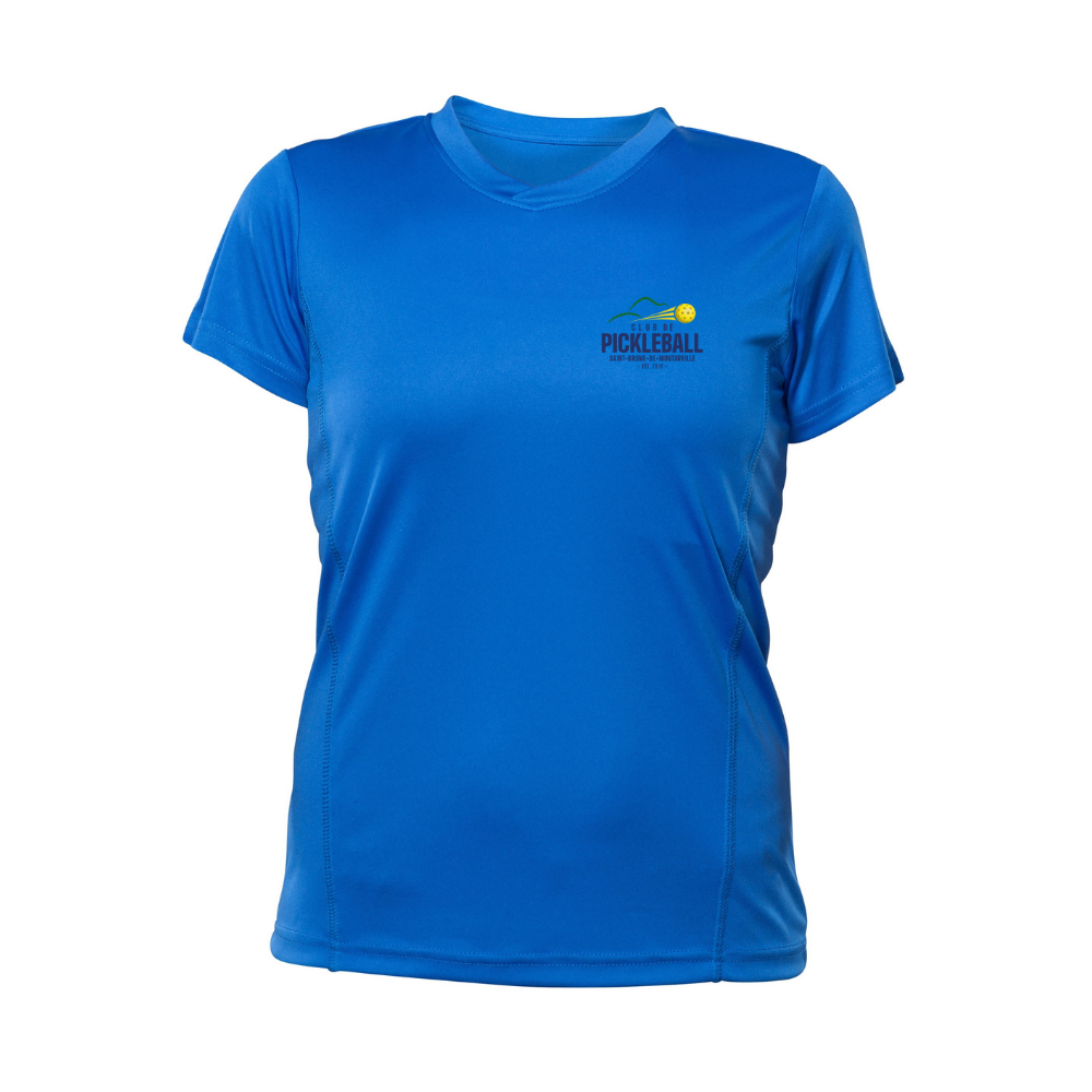 Short-sleeved technical sweater - Feminine - Royal