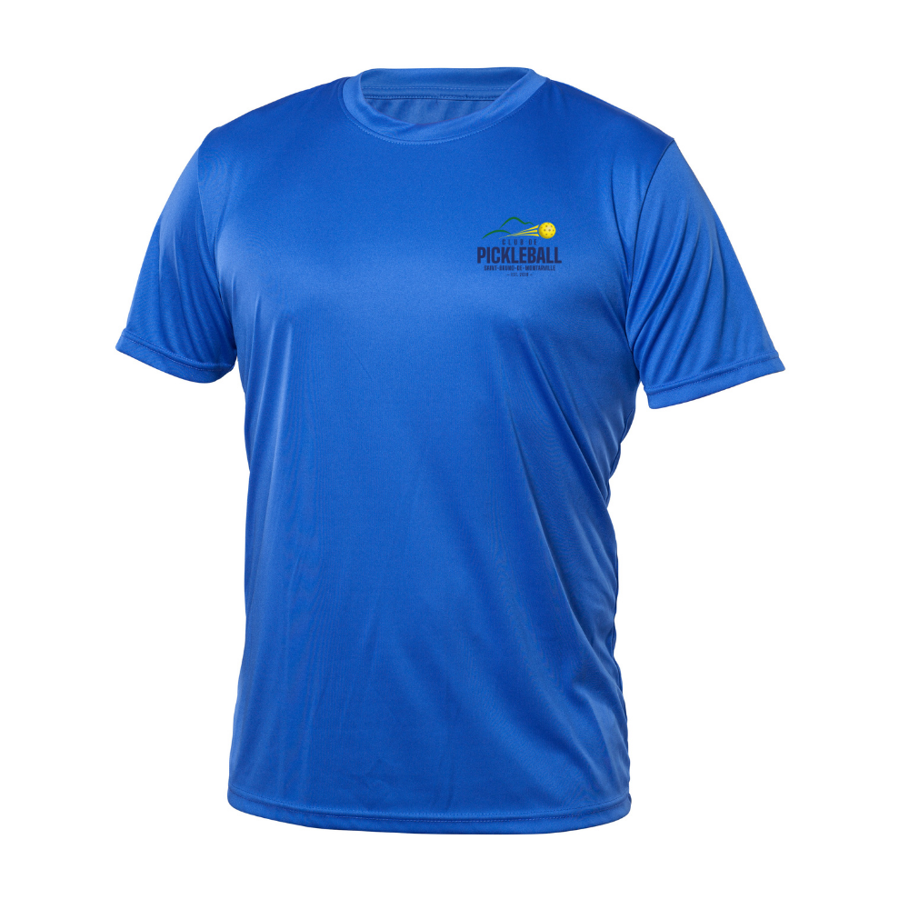 Short-sleeved technical sweater - Men - Royal