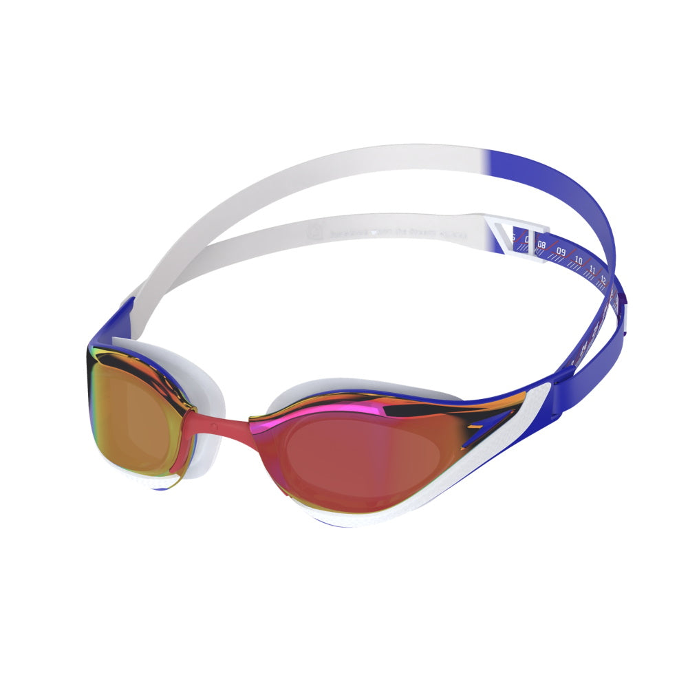 Lunettes De Natation Speedo Fastskin Pure Focus Mirror - Unisexe - Noir/Gris/Ruby