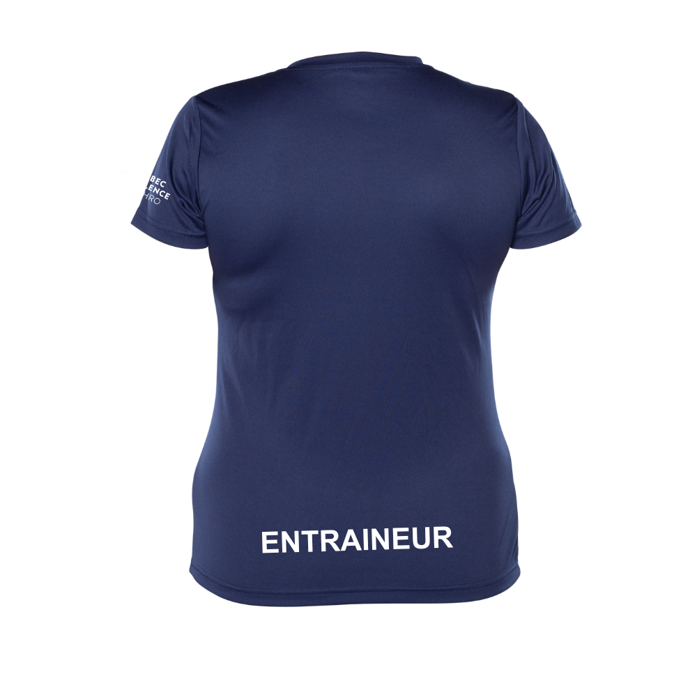 Québec Excellence Synchro - Short-sleeved technical sweater - Trainer - Women - Navy