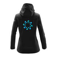 Québec Excellence Synchro - Lightweight Hooded Jacket - Women - Black and Gray