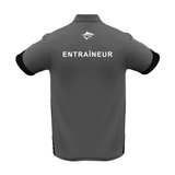 Drummondville Sharks - Polo - Coaches - Male - Grey and black