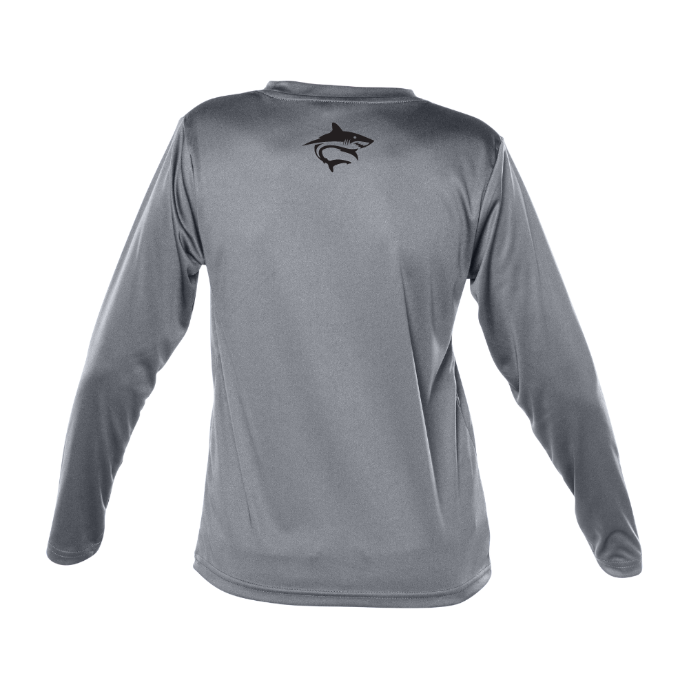 Drummondville Sharks - Technical Long Sleeve Sweater - Juvenile - Dark Grey