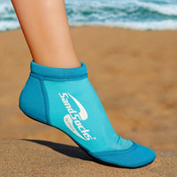 SandSocks - Beach Volleyball Short Socks - Aqua