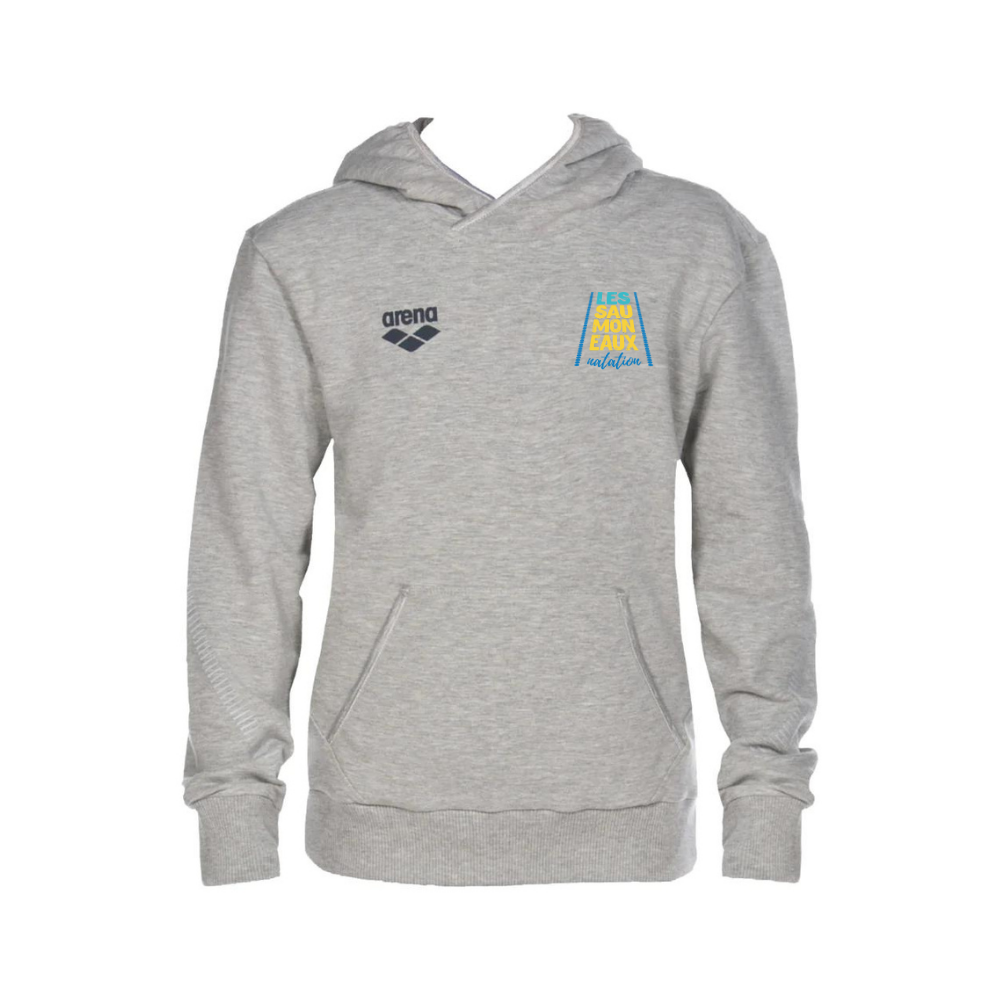 Saumoneaux - Arena - Chandail ADULTE à capuchon - Type Hoodie - Gris