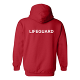 Lifeguard - Chandail molleton à capuchon (Kangourou/Hoodie) - Adulte - Rouge