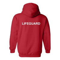 Lifeguard - Chandail molleton à capuchon (Kangourou/Hoodie) - Adulte - Rouge