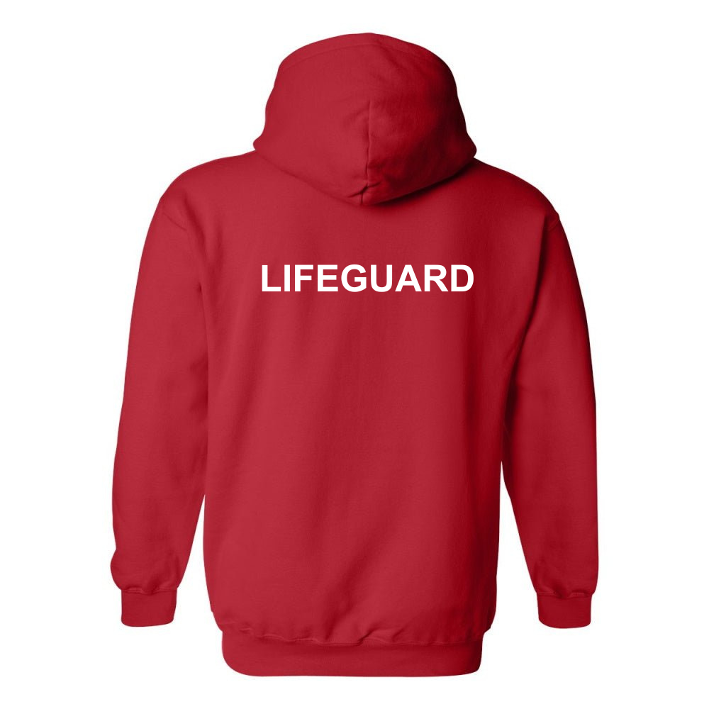 Lifeguard - Chandail molleton à capuchon (Kangourou/Hoodie) - Adulte - Rouge