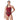 Speedo CROSS BACK Endurance+ - CONTORT STRIPES - Maillot d’entraînement pour femmes - Rouge