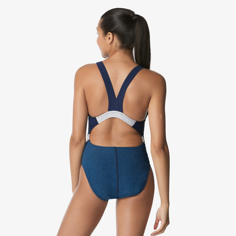 Speedo HEATHER QUANTUM FUSION SPLICE - Maillot d’entraînement pour femmes - BRIGHT COBALT