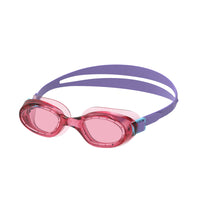 Lunettes de natation confortables pour enfants Speedo Junior Futura Hydrospex bleu et transparent.