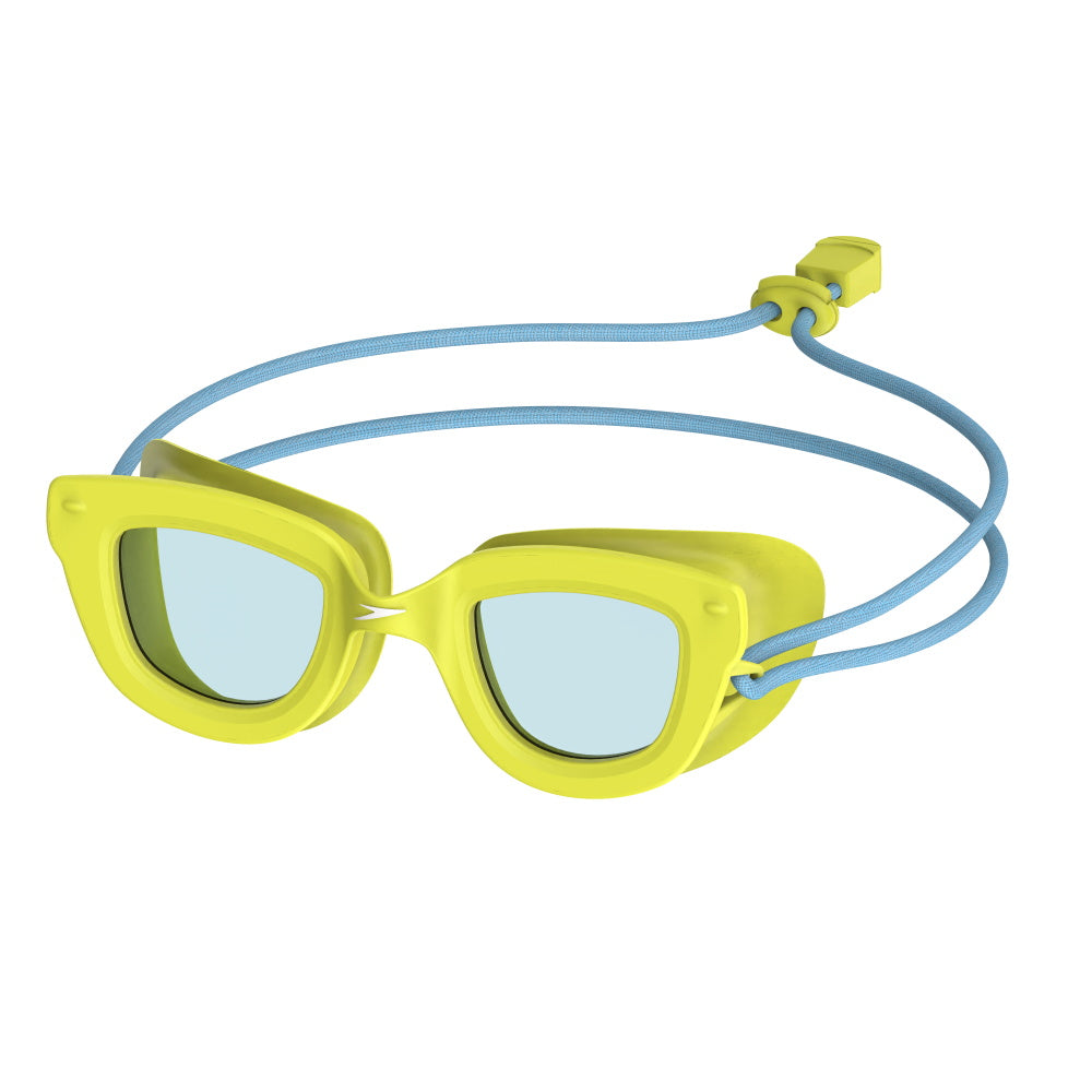 Lunettes de natation amusantes Speedo Kids Sunny G Seasiders avec sangle en tissu pour jeunes enfants.